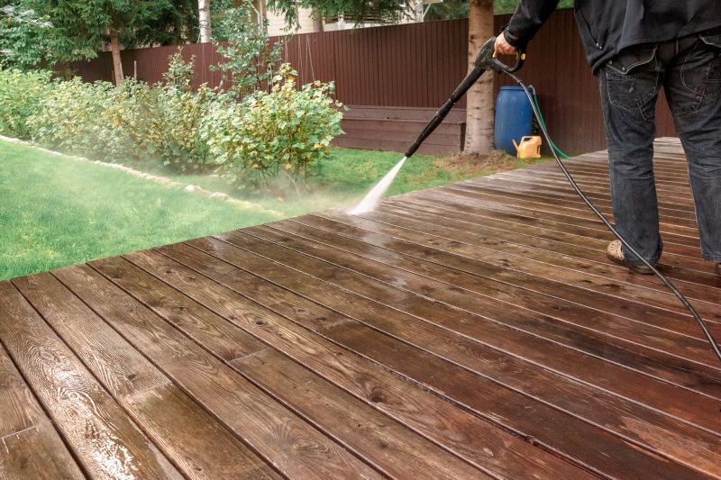 Deck Cleaning Process